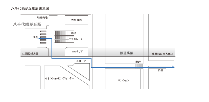 千代緑が丘駅周辺地図