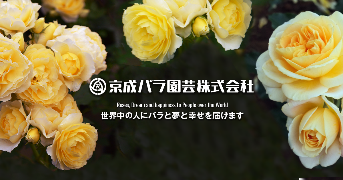 会社の歩み 京成バラ園芸株式会社