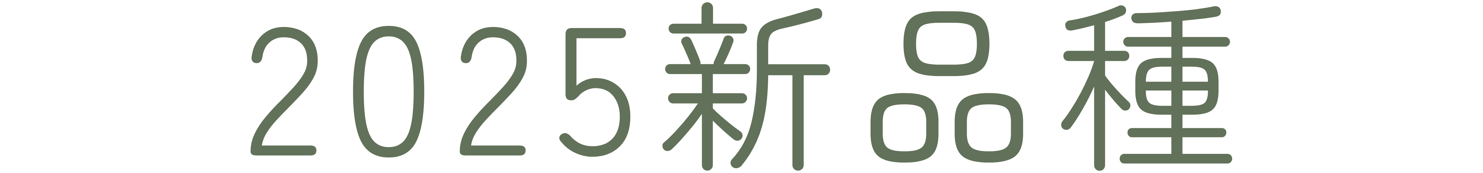 2025新品種