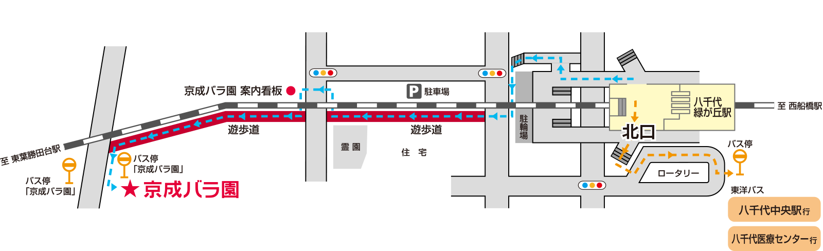 最寄駅からの徒歩でのアクセス