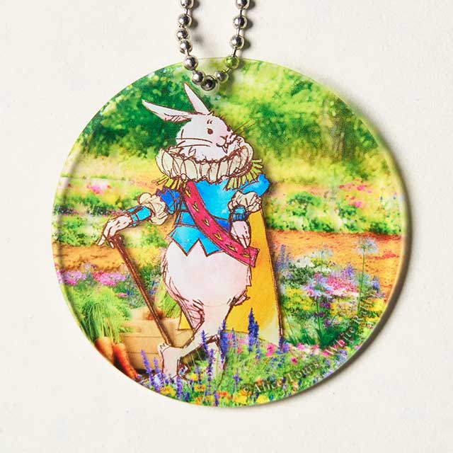 アクリルキーホルダー｜段々畑の白うさぎ