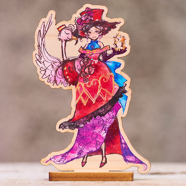 モクリルスタンド｜ハートの女王（クロッケー）