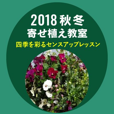 2018秋冬 寄せ植え教室