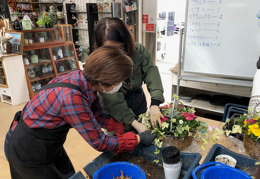 22春夏 寄せ植え教室 四季を彩るセンスアップレッスン 京成バラ園 Keisei Rose Garden